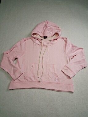 Hard Candy Light Pink Hooded Pullover Sweatshirt